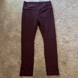 Athleta Deep Burgundy Leggings
